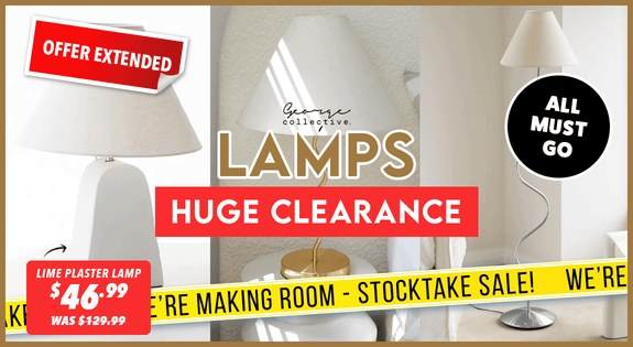 Shop the Lamps - Huge Clearance All Must Go! sale