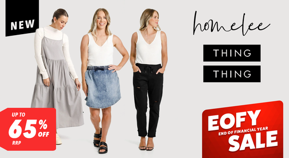 Shop the NEW Homelee & Thing Thing up to 65% off RRP! sale