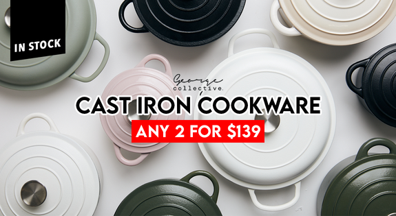 Shop the Cast Iron Cookware INSTOCK - Any 2 for $139 sale