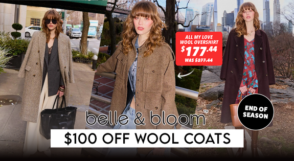 Shop the $100 off End of Season Wool Coats sale