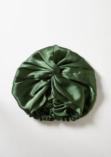 Slumber - 100% Silk Hair Bonnet - Forest