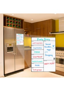 Magnetic Dry Erase Calendar Weekly Board for Fridge