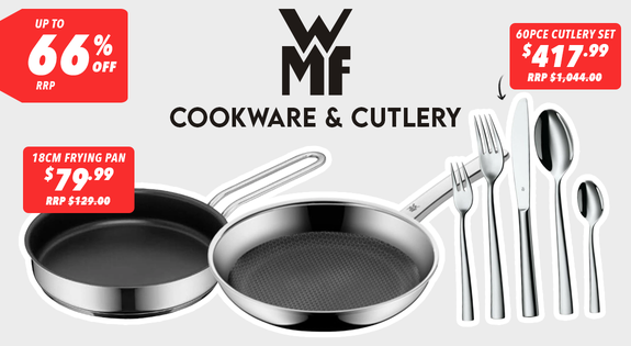 Shop the WMF Cookware & Cutlery - up to 60% off RRP sale