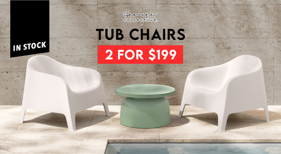 Shop the Outdoor Tub Chairs 2 for $199 sale