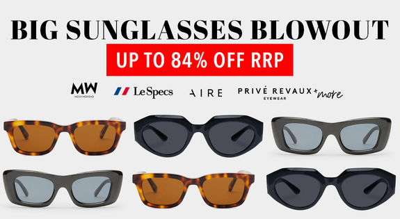 Shop the Big Sunglasses Blowout - Up to 84% off RRP!! sale