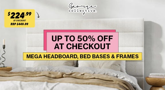 Shop the Up to 50% off MEGA Headboard, Bed bases & Bed frames at checkout! sale