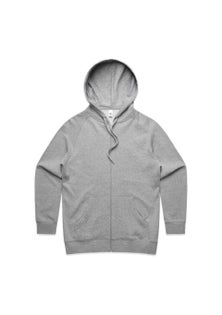 AS Colour - Womens Official Zip Hood Grey Marle
