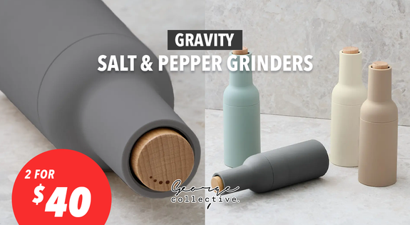 Shop the Gravity Salt & Pepper Grinders - 2 for $40! sale