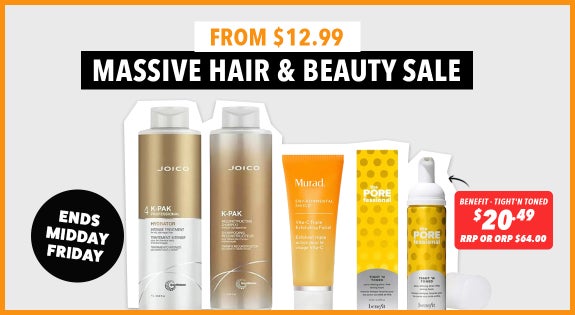 Shop the Massive Hair & Beauty Sale From $12.99 - $2 Shipping - Ends Midday Friday sale