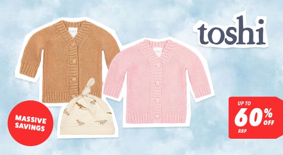 Shop the Toshi - Massive Savings - Up to 60% off RRP! sale