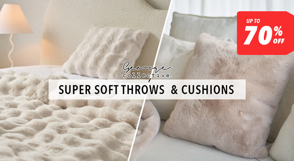 Shop the SUPERSOFT Throws & Cushions - up to 70% Off sale