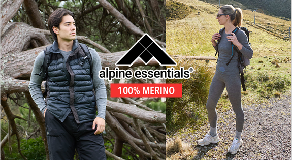 Shop the Alpine Essentials 100% Merino 200gsm from $39.99 sale