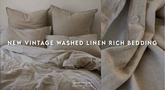 Shop the New Vintage Washed Linen Rich Bedding! sale