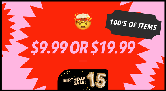 Shop the Everything $9.99 or $19.99 sale