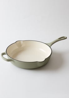 George Collective - Cast Iron Pan 27cm - Matte Sage