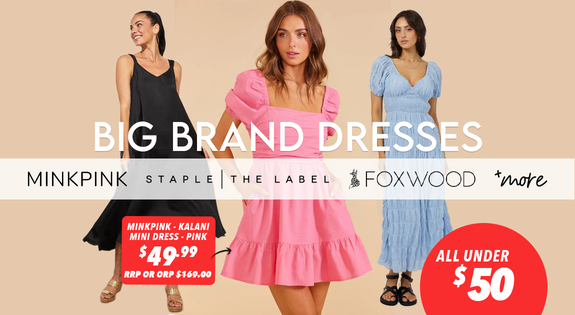 Shop the Big Brand Dresses -  All Under $50.00! sale