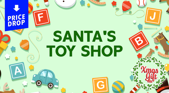 Shop the Santa's Toy Shop - Price drop sale