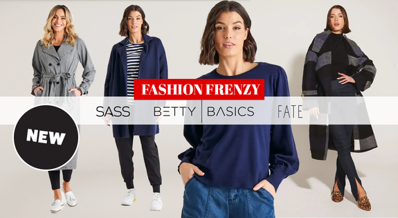 Shop the MEGA DEALS - Sass, Betty basics, Fate NEW Arrivals! sale