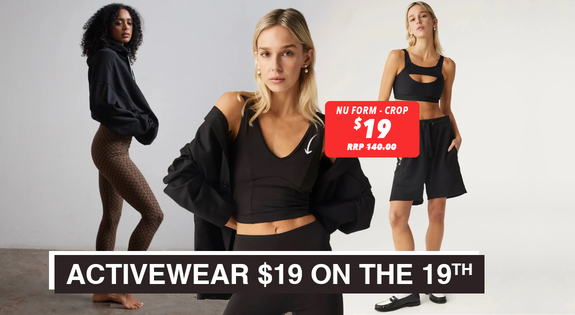 Shop the Activewear $19 on the 19th sale