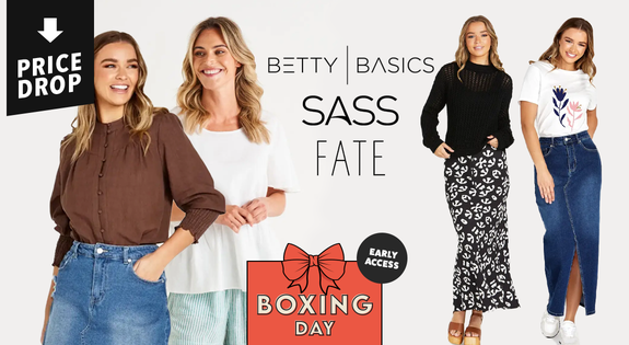 Shop the Betty Basics, Sass & Fate Boxing Day Price Drop! sale