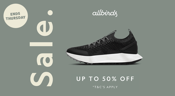 Shop the $1 Shipping - AllBirds - 50% Off RRP sale