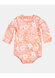 Toshi - Swim Onesie Long Sleeve/Tea Rose