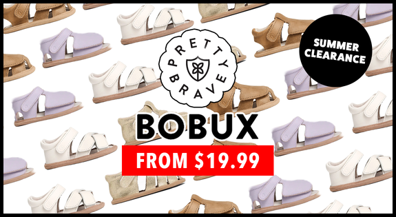 Shop the Bobux & Pretty Brave Summer Clearance! From $19.99! sale
