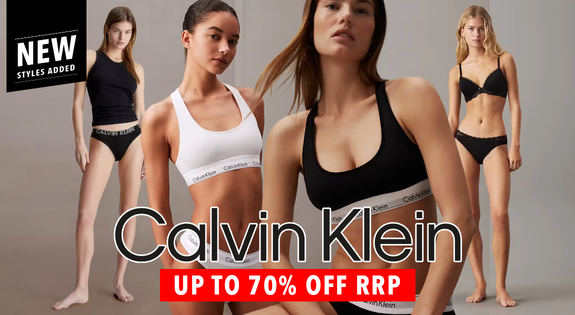 Shop the Calvin Klein Up to 70% Off RRP- New Styles added! sale