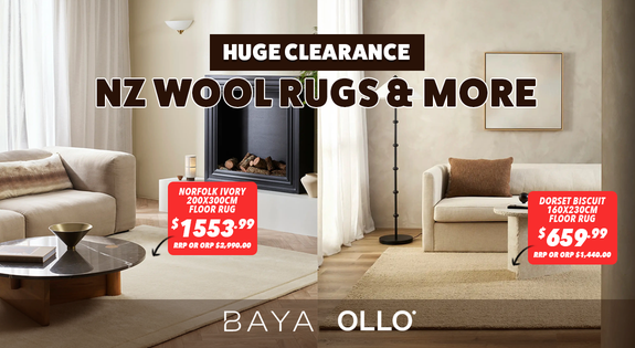 Shop the NZ Wool Rugs & More - Huge Clearance! sale