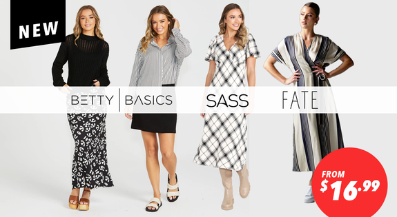 Shop the NEW Sass, Betty Basics, Fate & More From $16.99! sale