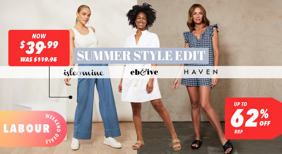 Shop the Summer Style Edit - Up To 62% Off RRP sale