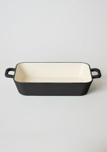 George Collective - Cast Iron Roasting Dish 34cm - Matte Black