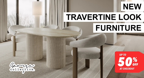Shop the Travertine Look Furniture & More - 50% off at Checkout! sale