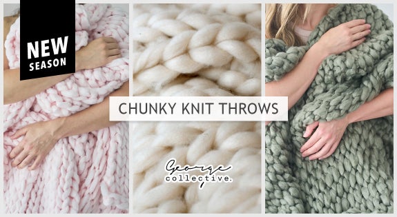 Shop the Chunky Knit Throws sale