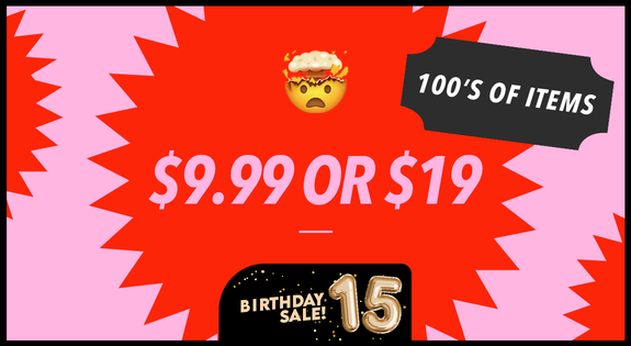 Shop the Everything $9.99 or $19 sale