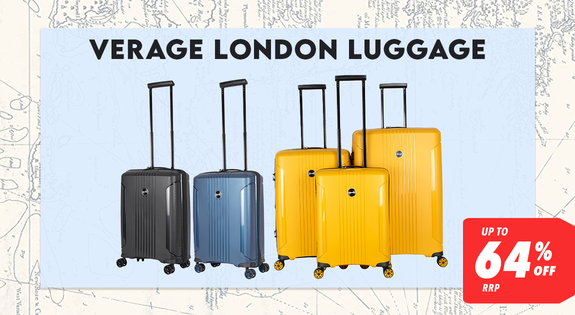 Shop the Verage London Luggage - up to 64% off RRP! sale