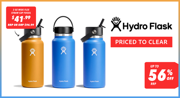 Shop the Hydro Flask Priced to Clear - Up to 56% Off RRP sale