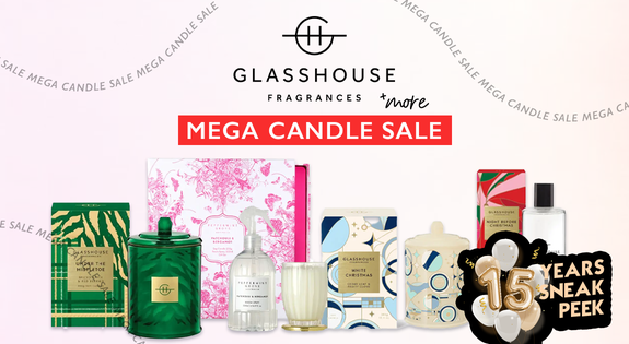 Shop the Glasshouse & More Mega Candle Sale sale