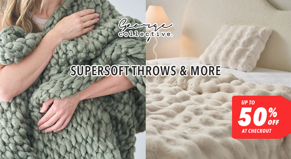 Shop the Supersoft throws and More Up to 50% off at Checkout! sale