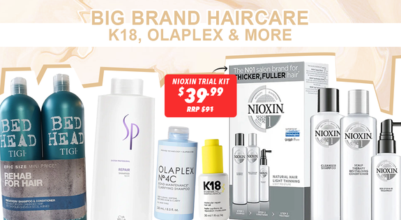Shop the K18, Olaplex and more big brand haircare! - $2 shipping sale