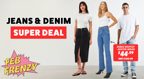 Shop the Jeans & Denim Feb Frenzy sale