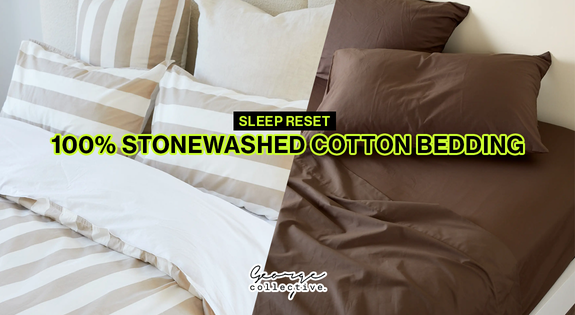 Shop the 100% Stonewashed Cotton Bedding sale