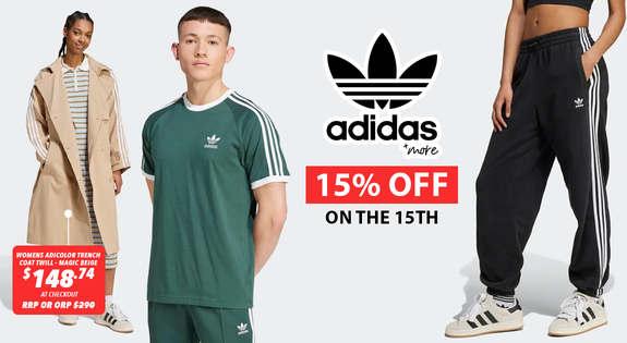 Shop the adidas Originals & More - Further 15% off at Checkout sale