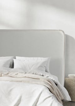 George Collective - Curve MOD Linen Look Headboard - King - Natural