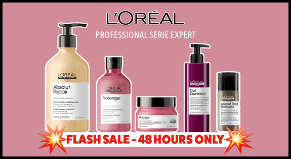 Shop the Loreal Professional Serie Expert 48hr Flash Sale! sale