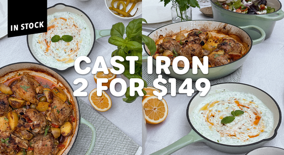 Shop the Cast Iron Cookware - 2 for $149 sale