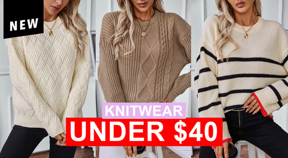 Shop the New Knitwear Under $40 sale