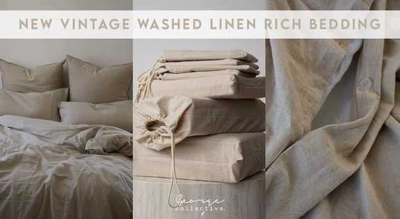 Shop the New Vintage Washed Linen Rich Bedding! sale