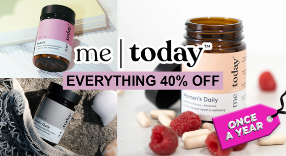 Shop the Me Today NZ Skincare and Supplements - 40% Off Everything sale