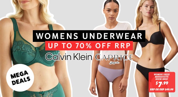 Shop the Womens Underwear Mega Deals sale